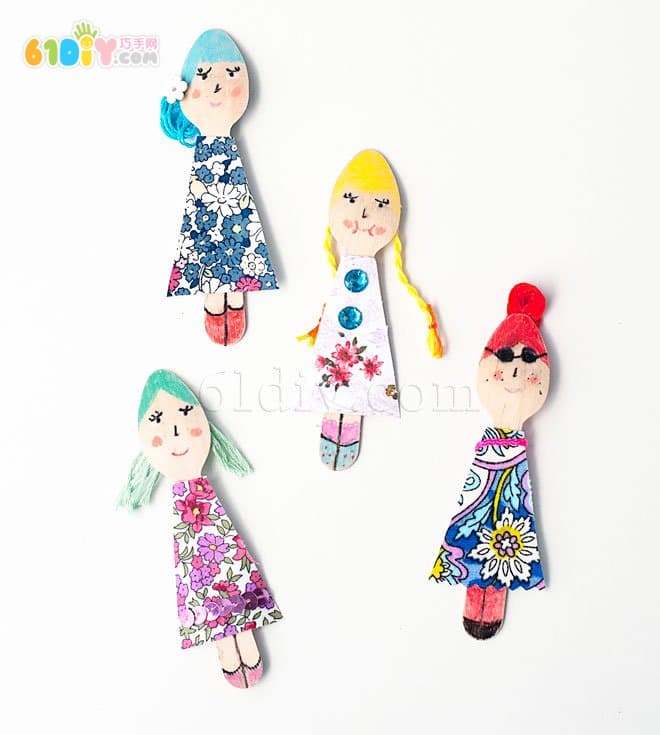 Handmade fashion pretty spoon girl