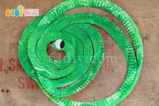 Handmade paper snake