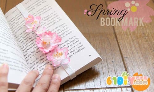 Handmade Flower Bookmark