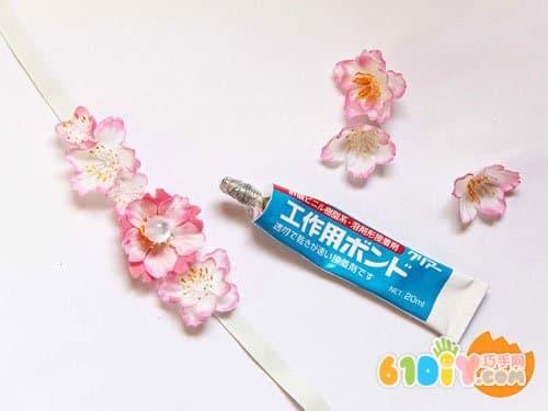 Handmade Flower Bookmark