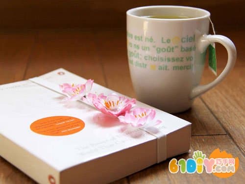Handmade Flower Bookmark