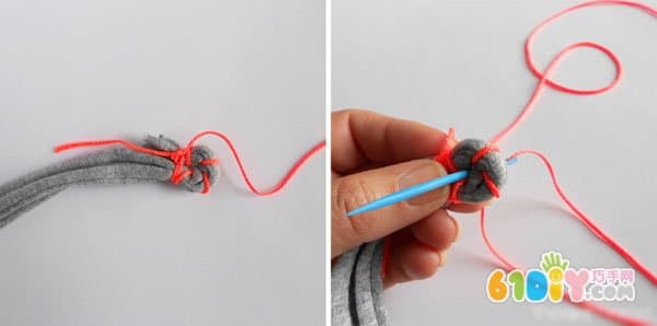Handmade Cloth Bowl from Old T-Shirts