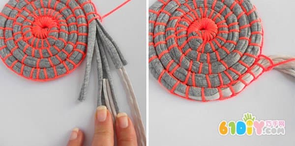 Handmade Cloth Bowl from Old T-Shirts