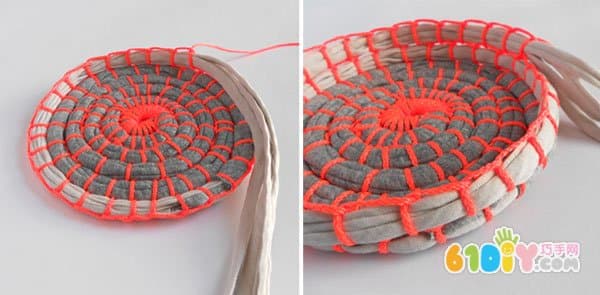 Handmade Cloth Bowl from Old T-Shirts