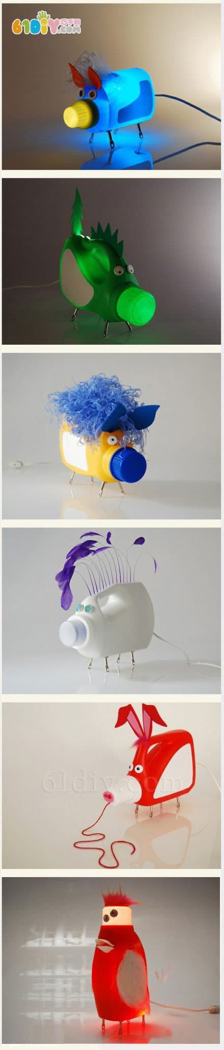 Plastic Bottles Turn Waste into Treasure: Fun Animal Lights