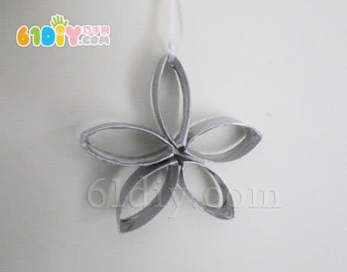 Handmade roll paper core flowers