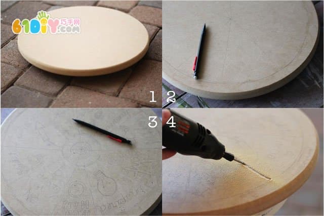 Handmade lucky big turntable