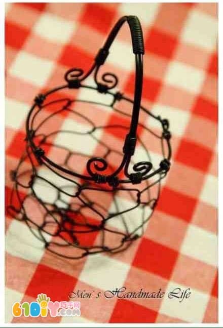 Handmade wire basket