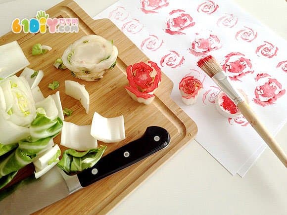 Vegetable and fruit seal DIY handmade