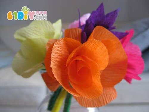 Teacher's Day handmade flower making