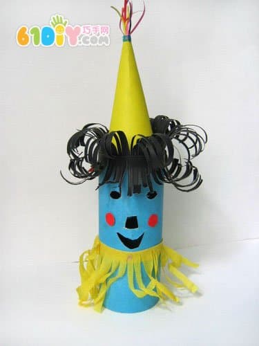 Children's Paper Tube Artwork