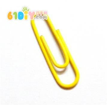 Handmade paper clip flower bookmark clip