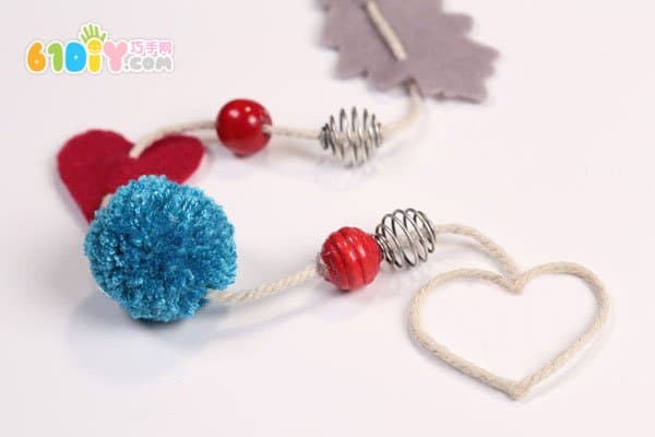 Chinese Valentine's Day Love Heart Ornament DIY Production