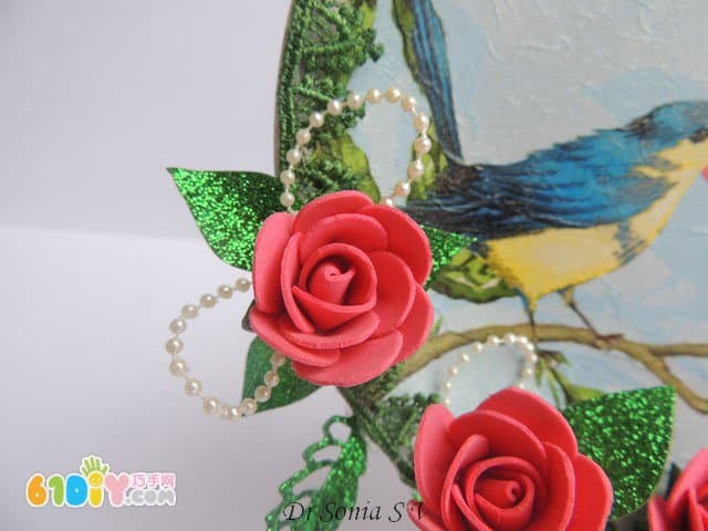 Qixi Festival DIY Sponge Paper Rose