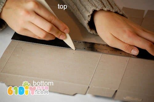 Handmade Small House from Cardboard