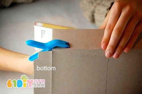 Handmade Small House from Cardboard