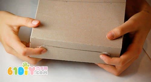 Handmade Small House from Cardboard
