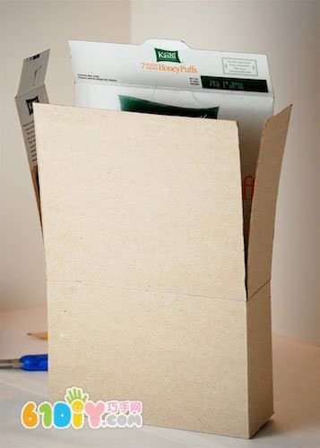 Handmade Small House from Cardboard