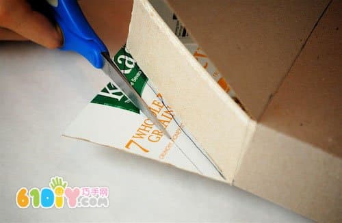 Handmade Small House from Cardboard