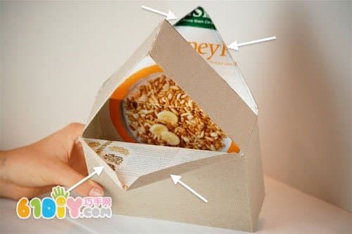 Handmade Small House from Cardboard