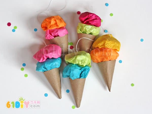 Summer Handmade: Ice Cream Hanging