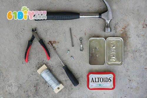 Chewing Gum Iron Box DIY Mini Storage Box