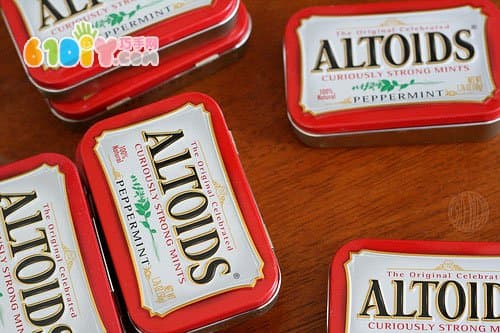 Chewing Gum Iron Box DIY Mini Storage Box