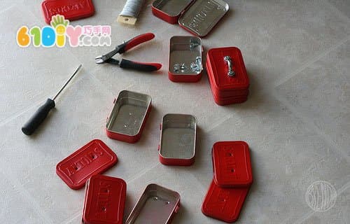 Chewing Gum Iron Box DIY Mini Storage Box