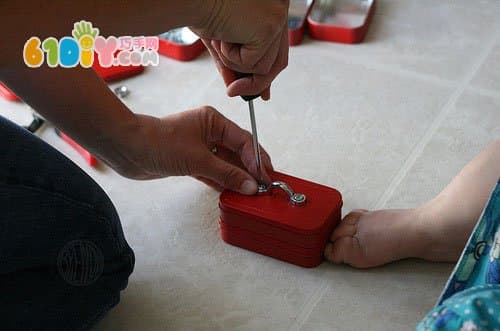 Chewing Gum Iron Box DIY Mini Storage Box