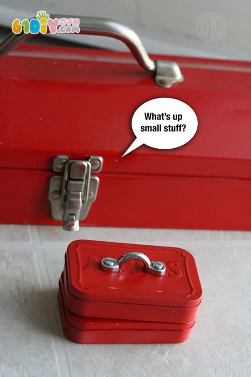 Chewing Gum Iron Box DIY Mini Storage Box
