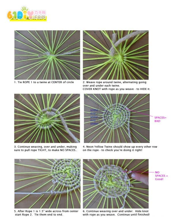 Handmade Flower-Like Mats