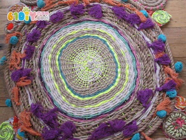 Handmade Flower-Like Mats