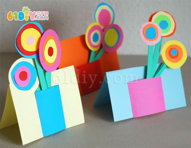 DIY Teacher's Day Flower Greeting Card