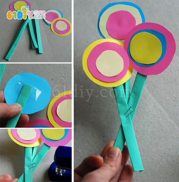 DIY Making Teacher's Day Flower Greeting Card