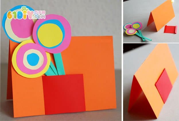 DIY Making Teacher's Day Flower Greeting Card