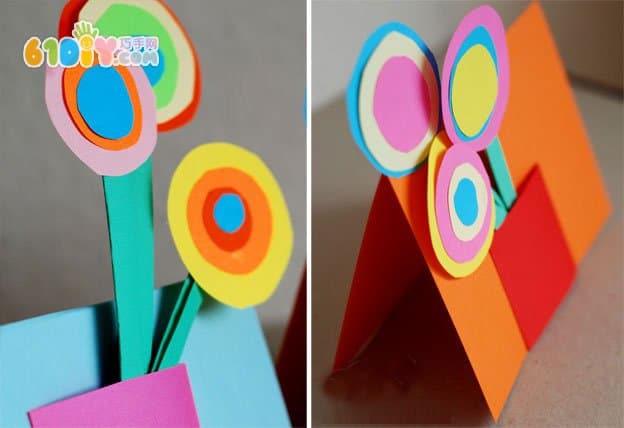 DIY Making Teacher's Day Flower Greeting Card