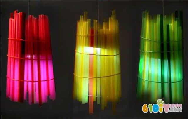 Children's handmade straw lantern