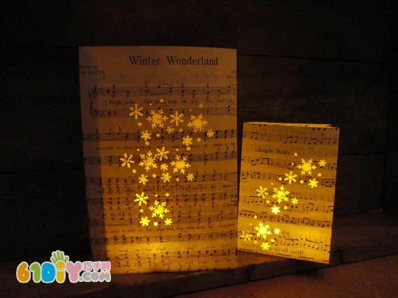 Tabby paper handmade lantern