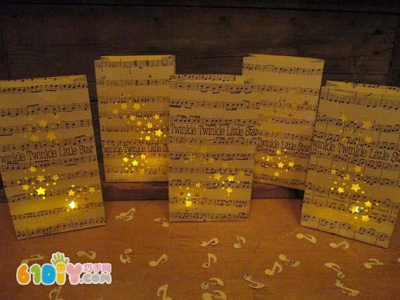 Tabby paper handmade lantern