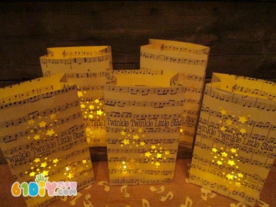 Tabby paper handmade lantern