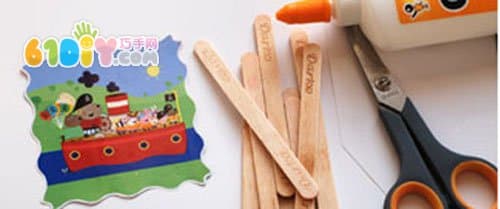 Handmade Ice Cream Bar Puzzle