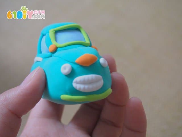 Ultralight clay handmade car
