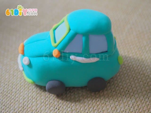 Ultralight clay handmade car
