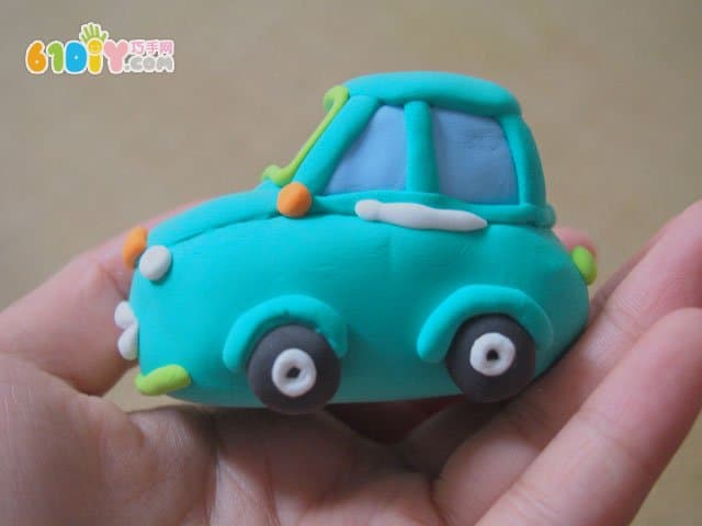 Ultralight clay handmade car