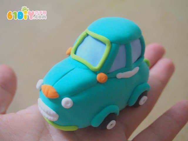 Ultralight clay handmade car