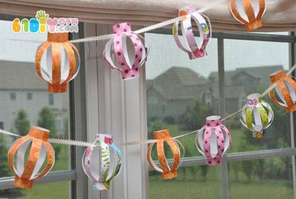 Mid-Autumn Festival Small Lantern String Ornaments