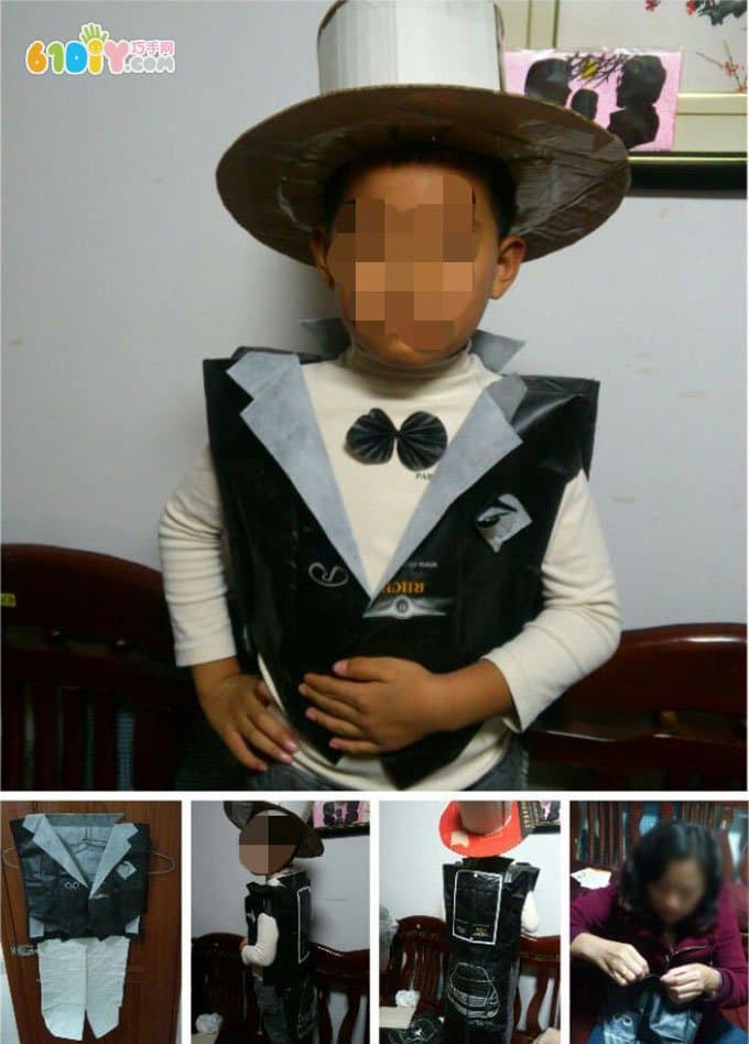 Kindergarten Environmental Protection Clothing: Suit