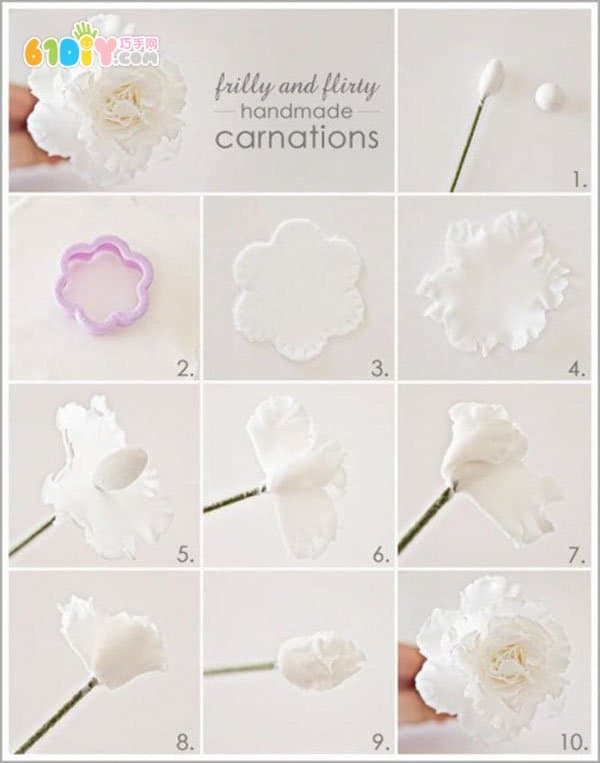 Teacher's Day: Beautiful clay handmade flowers