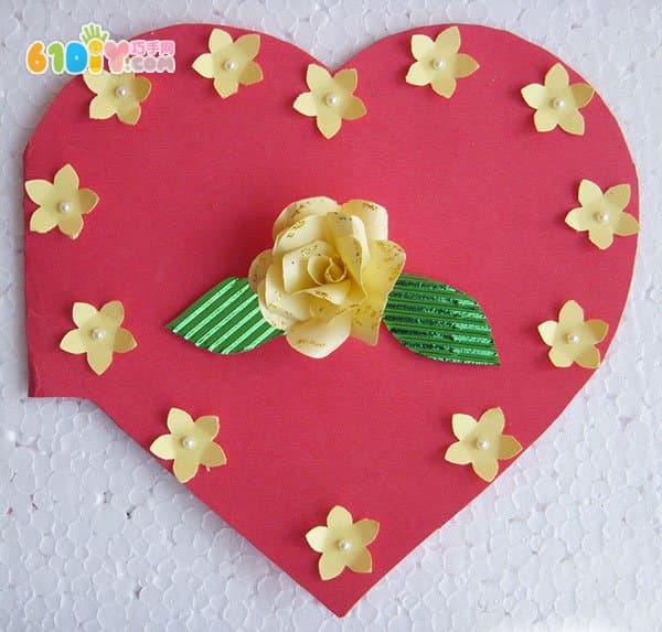 Teacher's Day Love Rose Card Manual