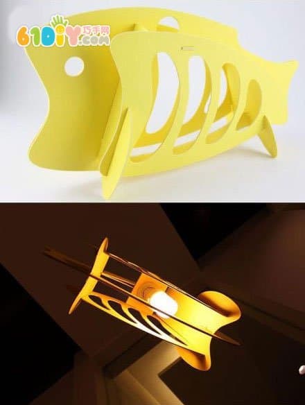 Fish-shaped lantern DIY production